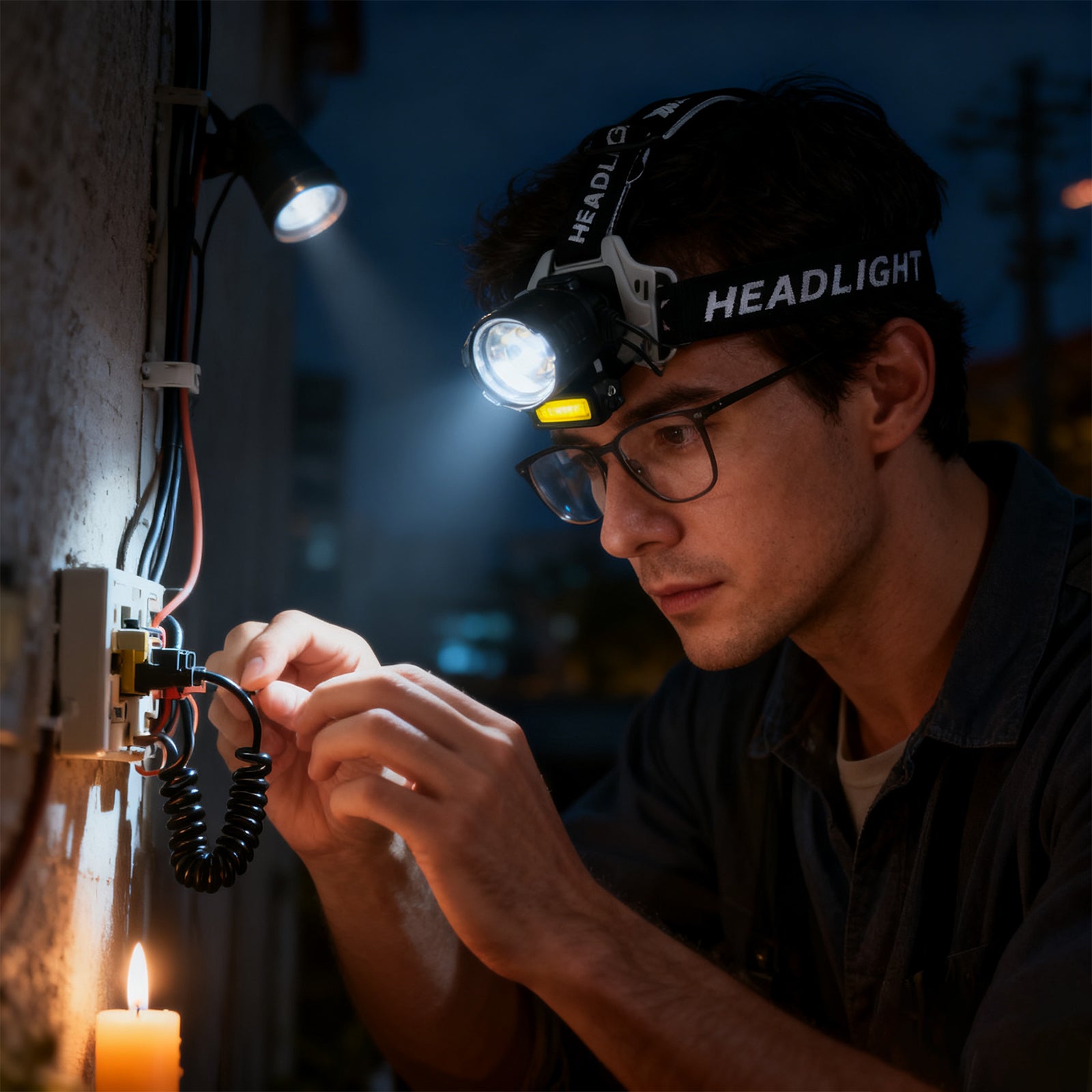 S100R PRO Multifunctional Head-mounted Zoomable Floodlight with 6600mAh Ultra-long Battery Life