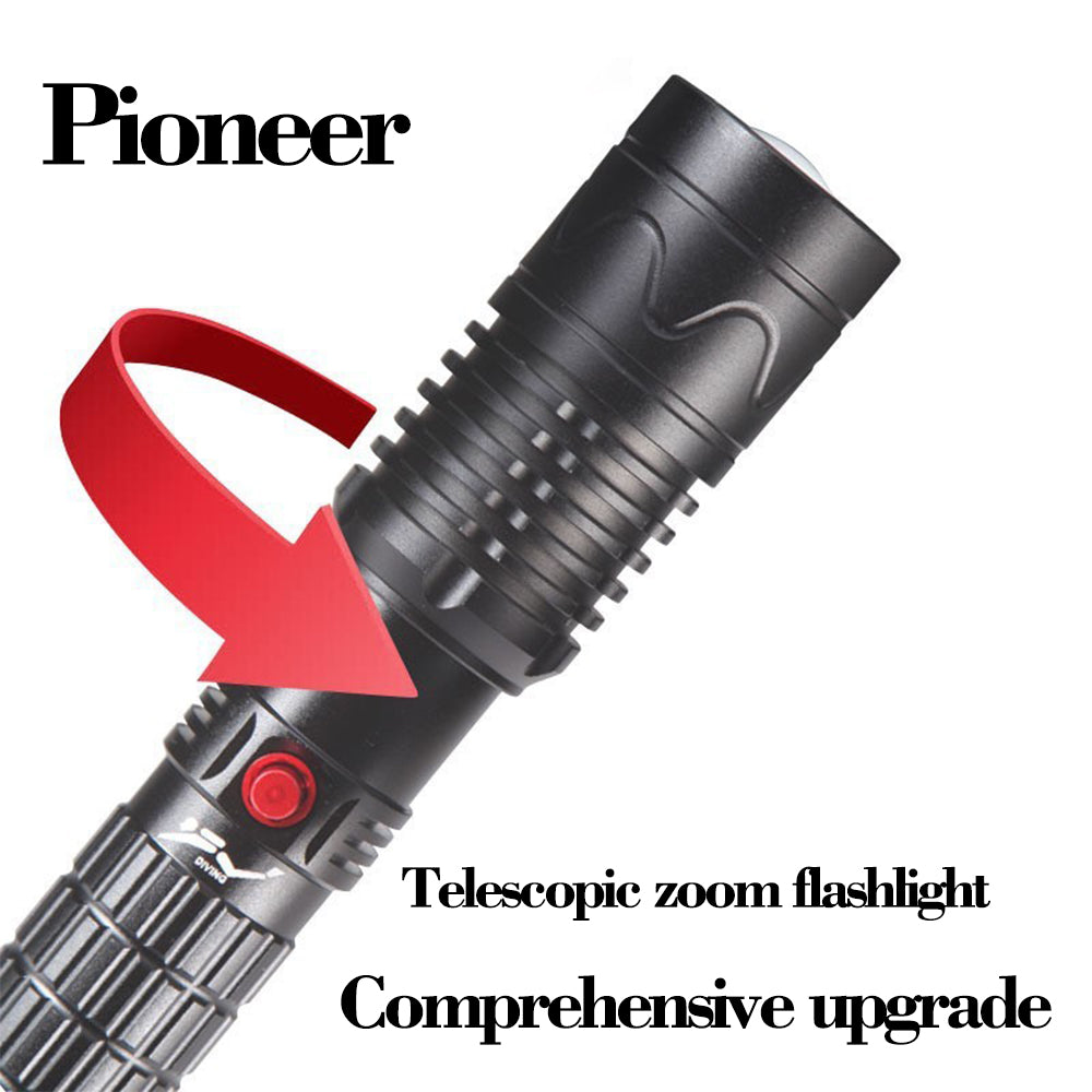 Flagship Pioneer Edition S680 deep-water Zoom flashlight High-power detection equipment