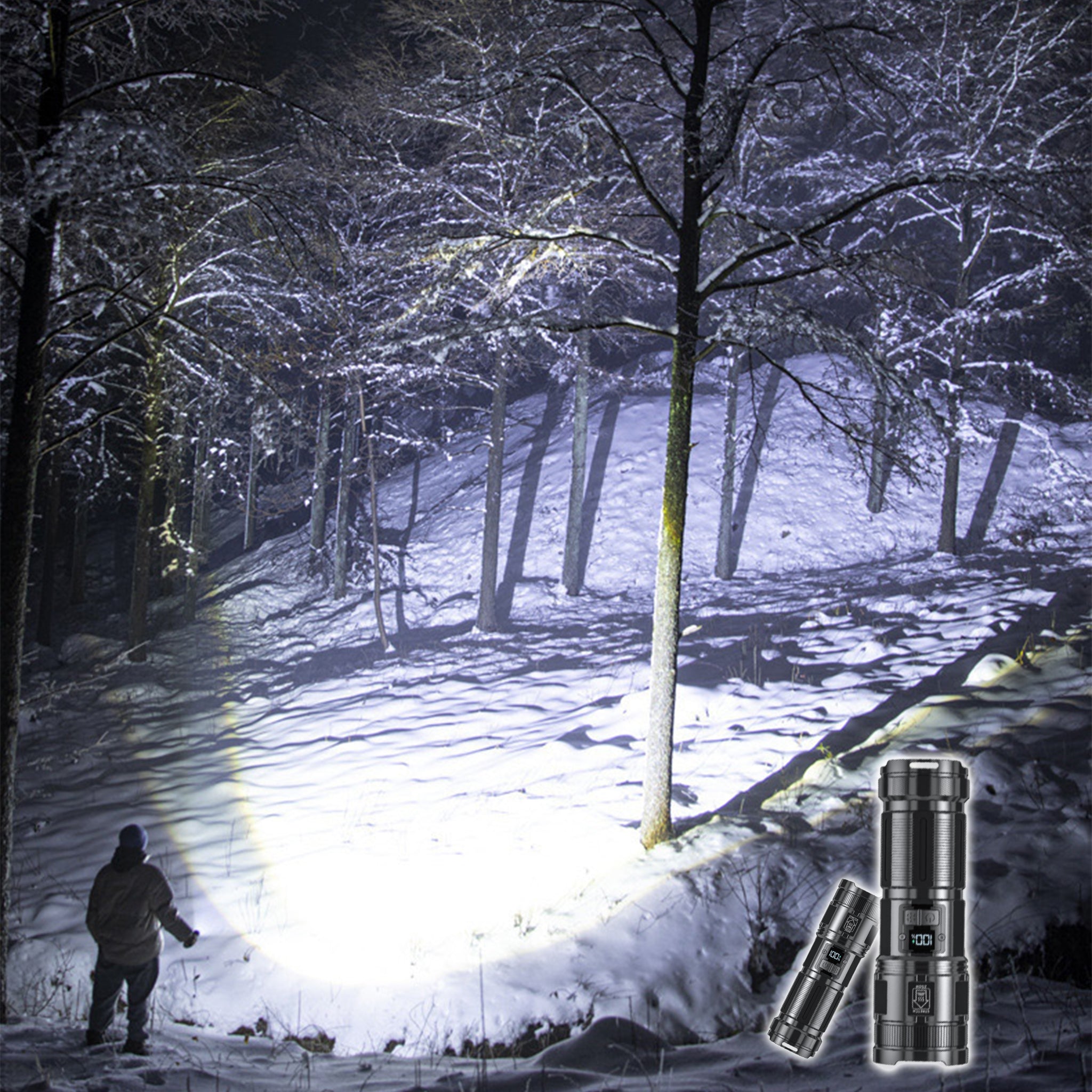 SF90 MAX 3500LM multi-functional super flashlight