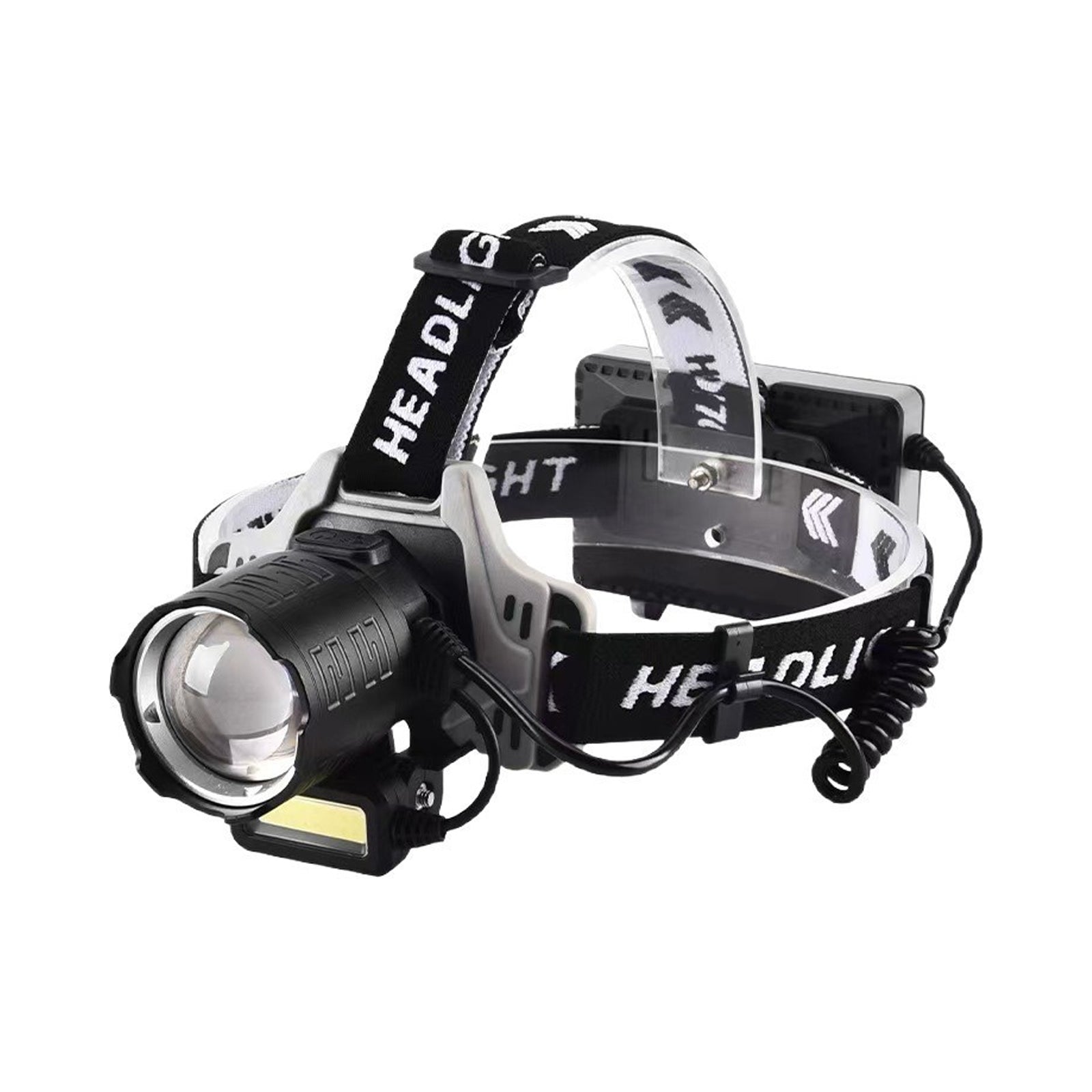 S100R PRO Multifunctional Head-mounted Zoomable Floodlight with 6600mAh Ultra-long Battery Life