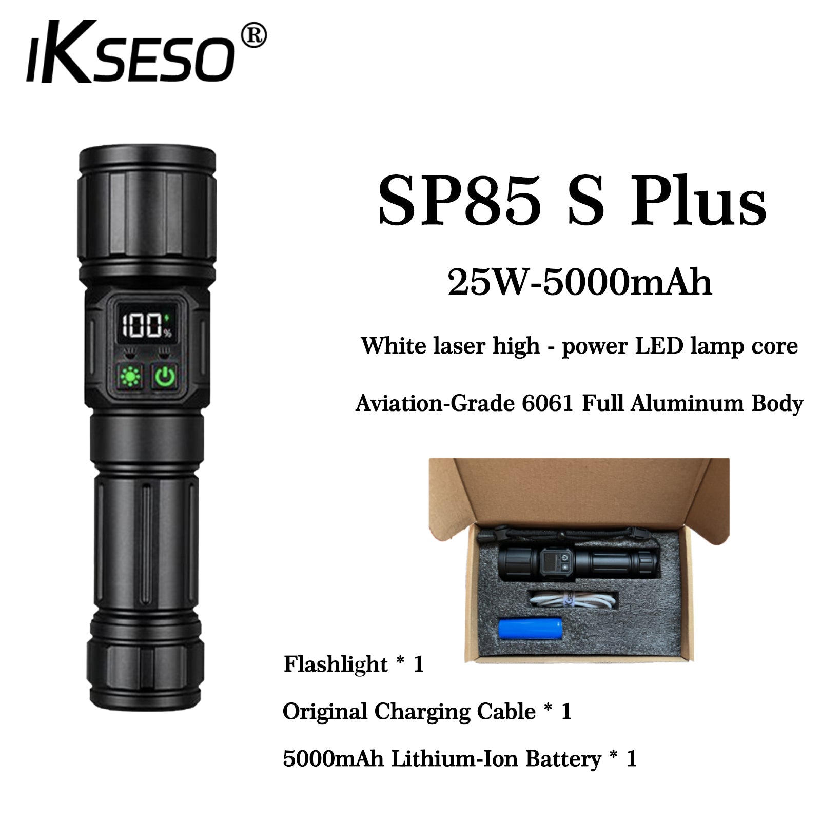 SP85 S pro Rechargeable Flashlight